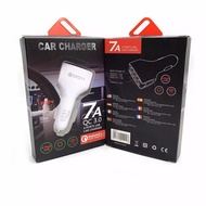 Fast Car Charger Fleco LZ-KC08 4 Ports Usb Qualcomm 3.0 7.0A - Car Charger