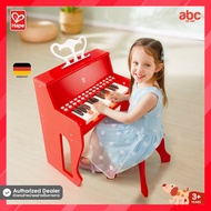 Hape ของเล่นไม้ ของเล่นดนตรี เปียโนเด็ก ใส่ถ่านมีเสียงมีไฟ Learn With Lights Piano ของเล่น สำหรับเด็