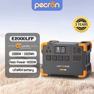 pecron power supply 2000W/1920Wh big capacity power station E2000 LFP solar generator multi-function