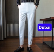 QUẦN TÂY ÂU NAM ỐNG CÔN DÁNG BODY VẢI CO GIÃN CAO CẤP 3 MÀU VIP PHONG CÁCH SANG CHẢNH VIP - DUBAI FA