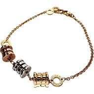 BVLGARI B-ZERO1 Element Three- Color Bracelet, 18K Gold (YG/WG/PG), 8.7g, 17.5cm, Women's [Pre-owned