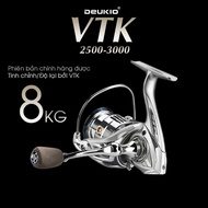 DEUKIO VTK Fishing Reel (2500 - 3000) High Quality Alloy Lightweight, Powerful, Smooth Fishing Reel