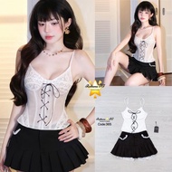 Rattana ชุดเซตเสื้อ+กระโปรงบอกได้คำเดียว ชุดนี้ทั้งสวย ทั้งน่ารักเลย