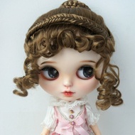 Blythe, 1/4 BJD Doll Wig Noble Style Braided Hair Coiled Hair