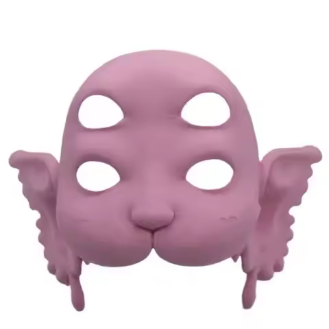 Game Character 3D Printed Crying Baby Mask Latex Party Accessory Melanies Martinezs Mask DIY Pink MA