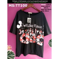 áo thun form rộng mickey bigsize