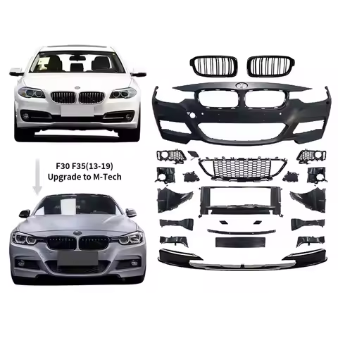 Full Set M-Tech Car Facelift Rear Front Bumper Bodykit Body Kit for 3 Series F30 F35 2013-2019 Upgra