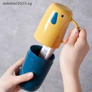[DB] Toothbrush Toothpaste Holder Toiletries Storage Case Box Mouthwash Cup Portable For Travel Outdoor Camping Bathroom Accessories [Ready Stock]