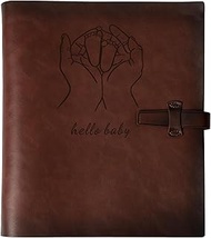 Photo Album 4x6 200 Photos, Large Capacity Leather Photo Albums 200 Pockets, Travel Family Wedding K