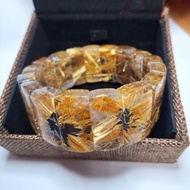 太陽花 招財 鈦晶手排 26mm長 手圍18.5cm 130g 片片對花