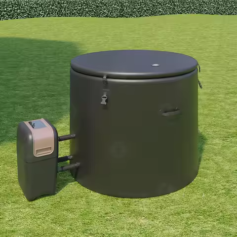 Portable Spa 1 Person Hot Tub Spa inflatable Jacuzzi Tub & Cold Plunge Tub Inflatable Ice Bath Tub f