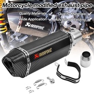 【Spot】Motorcycle Exhaust Muffler Akrapovic Exhaust Muffler Pipe 370MM