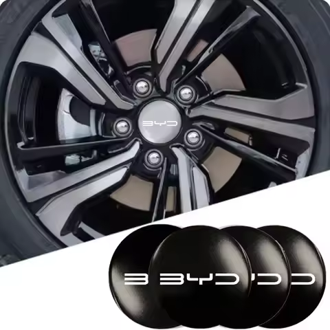 Wheel Center Hub Cap Rim Cover Emblem Sticker For BYD M6 G3 G5 T3 13 F3 F0 S6 S7 E5 E6 L3 tang yuan 