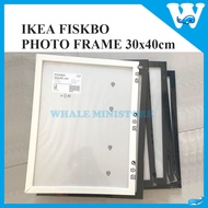 IKEA FISKBO LARGE PHOTO FRAME 30X40CM (BLACK / WHITE) / BINGKAI GAMBAR BESAR