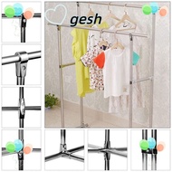 GESH1 1Pc Pipe Joint, Stainless Steel Clothes Display Rack Tube Connector, Round Fixed Clamp Furniture Hardware 25mm 32mm Rod Support Pipe