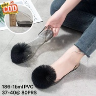 Latest Women's Jelly Shoes, Trendy Women's Rubber Ballet Shoes, Flat Shoes Alina 186-1 PVC Jelly Imp