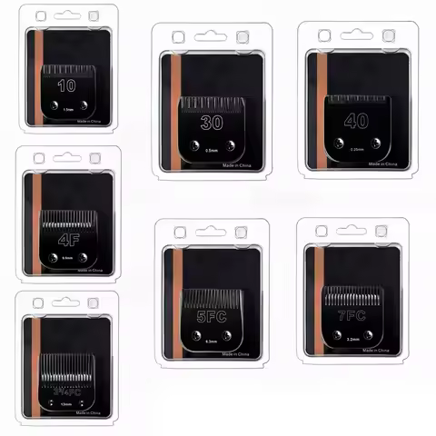 Titanium Detachable Pet Dog Animal Clipper Blade Compatible with Andis/Oster A5/Wahl KM10 Series Cli