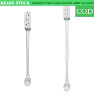 AURO Power Socket Expander, Punch-free Rotates 180° Electrical Outlet Extender, Durable Adjustable L