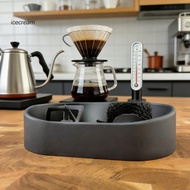 [ICE] Coffee Portafilter Brush Universal Portafilter Holder Coffee Portafilter Kit with Grounds Catc