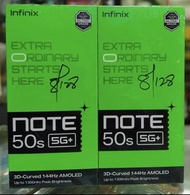 Infinix Note 50s 5G+  8GB+128GB / 8GB+256GB Global Version Brand New