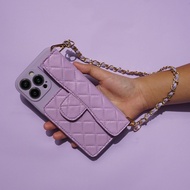 Classic Short Strap Chain Bag Softcase [PRKN] Protek Camera For Oppo A60 A79 A3 A3x A3 Pro Reno 12F 