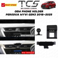 TCS PERODUA MYVI GEN3 2018-2025 CAR OEM PHONE HOLDER ACCESSORIES KERETA