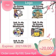 Talk To Me In Korean Workbook Level 1 2 3 4 5 Black White/