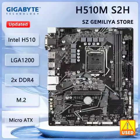 GIGABYTE H510M S2H Motherboard H470 LGA 1200 DDR4 Micro ATX support i9-10900 11600 10400 10100 11700