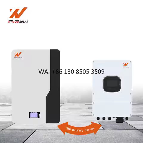 Household All in One Energy Storage System 5KW Hybrid Inverter Battery and 5KWH 10KWH Lithium Ion Ba