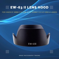 EW-63II Lens Hood For Canon EF 28mm f/1.8 USM EF 28-105mm f/3.5-4.5 USM & II Lenses