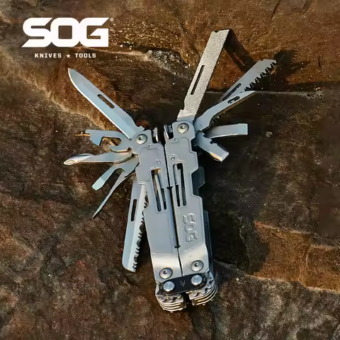 SOG 21 Tools PowerAccessDeluxe Multi-tool Folding Pliers Pocket Knives Portable Tactical EDC Outdoor