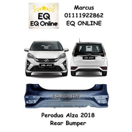 Perodua Alza 2018 Rear Bumper PP Plastic Malaysia (BUMPER BELAKANG) 2019 2020 2021 2022