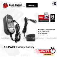 AC-PW20 AC Power Supply Adapter  NP-FW50 Dummy Battery  FW50 DC Coupler FW50  Camera Charger for Son