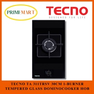 TECNO TA 311TRSV 30CM 1-BURNER TEMPERED GLASS DOMINO COOKER HOB + 1 YEAR WARRANTY