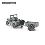 Genuine 4D Assembled 1/72 US Army Multi-Purpose Off-Road Vehicle GP Willis Jeep Model Military Toy O