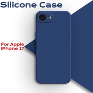 Colorful Silicone Phone Case For Apple iPhone 17e 17 Air Pro Max Liquid Soft TPU Silicone Phone Case