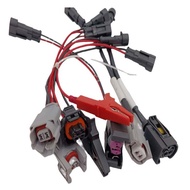 สายเคเบิลทดสอบหัวฉีดคอมมอนเรล7ชิ้น/ล็อตสำหรับบ๊อชเด็นโซ่ Delphi Siemens เชือกสายรัดสายปลั๊กอะแดปเตอร