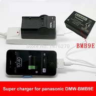 usb super charger DMW-BMB9 BMB9E (DMW-DCC6) Battery Charger For Panasonic DMC-FZ40 FZ47 FZ48 FZ100 F