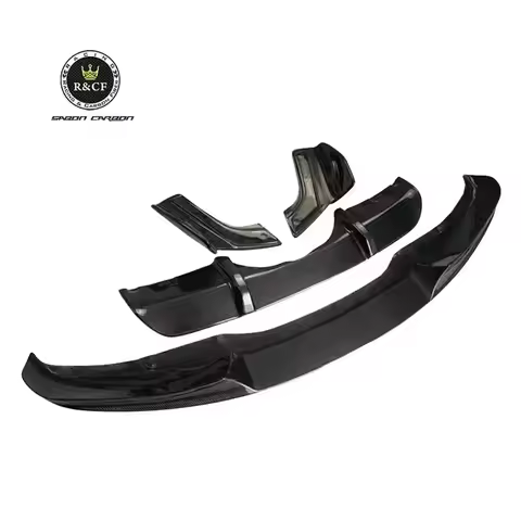 Carbon Fiber Front Bumper Lip Diffuser with Spats Spoiler Bodykit for BMW F15 X5 M-sport MP-style