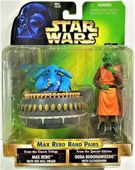 ☆勳寶玩具舖【現貨】星際大戰 1998 吊卡 Kenner 3.75吋人物 Max Rebo Band 老物