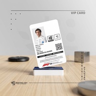 F1 VIP Pass PVC Card Racer Driver F1 | George Kimi Formula One Racer Card Nando Max SainzOSCAR