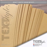 partysurprisefestival☫Textstyle Brown Kraft Paper Arts and Kraft Paper for Gift Wrap Packaging 36X48