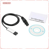 [szxmkj2lp] 3.48ft USB to DMX512 Interface Adapter PC Controller DMX512 Cable High Performance Porta