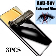 3pcs HD Privacy Hydrogel Film For Realme XT X7 X50 X3 X2 X 730G V5 V30 V3 V25 V23i V23 V20 V15 V13 V