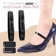 GESH Anti-Skid Strap Leather High Heels