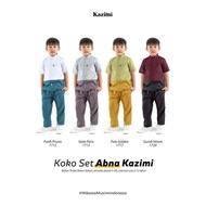 Koko Set Abna Kazimi | Modern Children's Koko Set Color Combination | Children's Short Sleeve Koko Suit