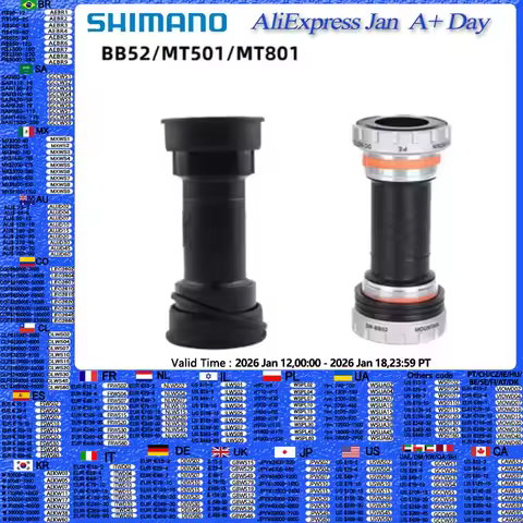 Shimano DEORE XT SLX MT800 MT801 BB52 MT501 BB93 BB80 68mm/73mm 89.5/92mm Press BB MTB Bottom Bracke