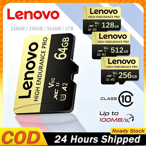 Lenovo Extreme Pro SD Memory Card High Speed U3 V60 4K Full HD Micro SD Card 128GB 256GB 512GB TF Fl