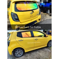 [N0 C0D] Rainbow Yellow Blue Deco Tint / Pelangi Kuning Biru Deco Type/Window Tint / Window Tinted F