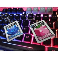 fruit blox pvc keychain